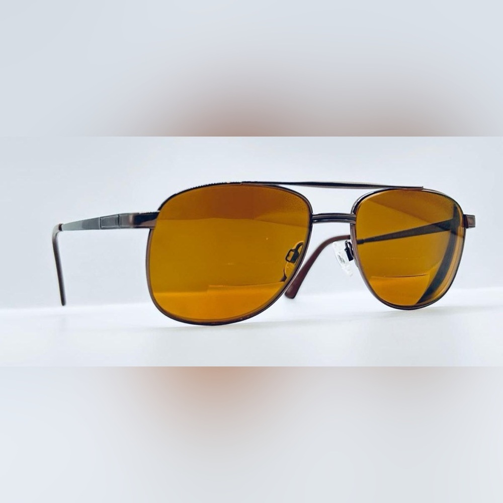 Modz Modern General Brown Pilot Sunglasses Frames Only